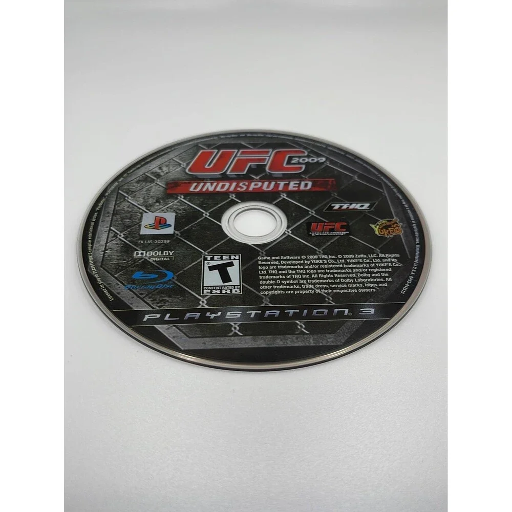 UFC 2009 Undisputed For Playstation 3